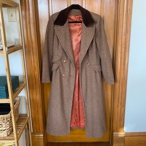 Brown wool coat